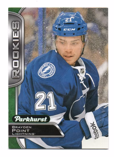 2016-17 Parkhurst #372 Brayden Point RC (25-299x8-LIGHTNING)