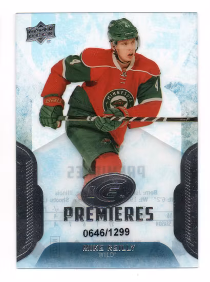 2016-17 Upper Deck Ice #112 Mike Reilly RC (30-208x4-NHLWILD)