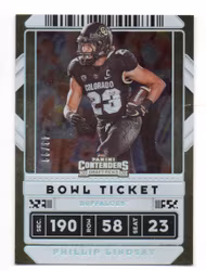 2020 Panini Contenders Draft Picks Bowl Ticket #83 Phillip Lindsay (50-232x6-NFLCOLTS)