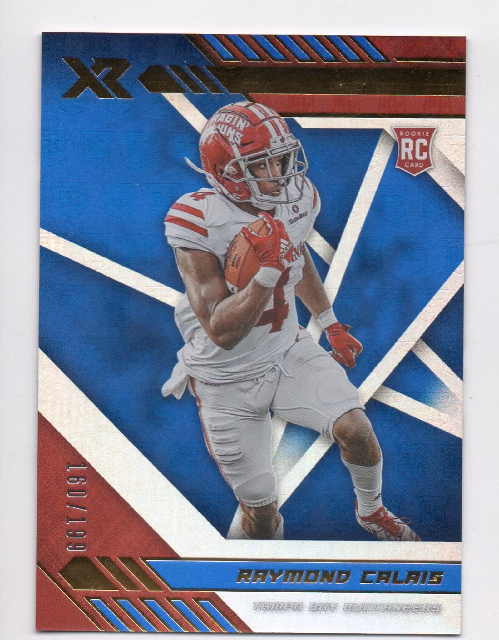 2020 Panini XR Blue #200 Raymond Calais (25-223x3-NFLBUCCANEERS)