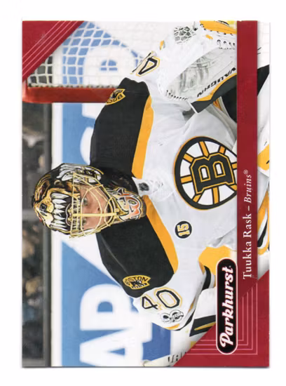 2017-18 Parkhurst Red #22 Tuukka Rask (12-281x5-BRUINS)