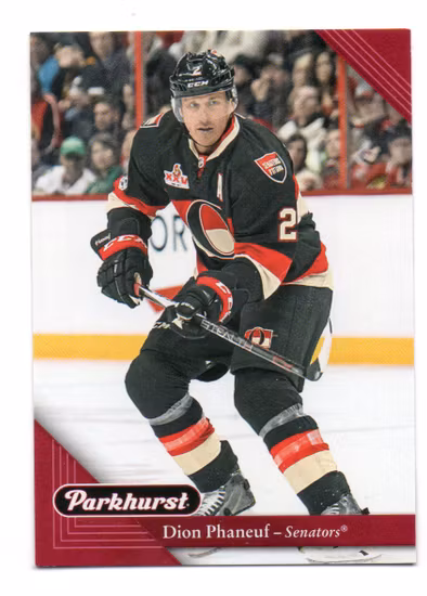 2017-18 Parkhurst Red #164 Dion Phaneuf (10-282x3-SENATORS)