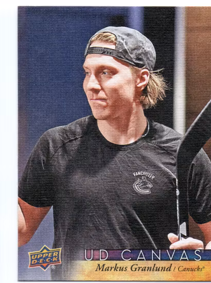 2017-18 Upper Deck Canvas #C83 Markus Granlund (10-221x7-CANUCKS)