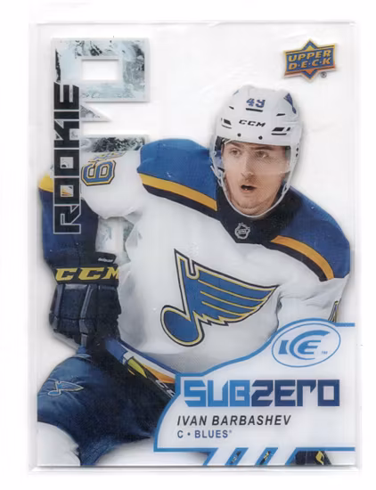 2017-18 Upper Deck Ice Sub Zero #SZ67 Ivan Barbashev (20-231x3-BLUES)