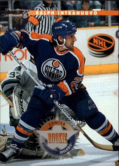 1996-97 Donruss #232 Ralph Intranuovo (5-311x6-OILERS)