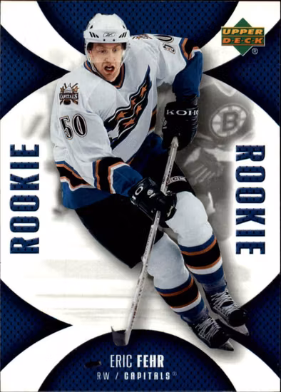 2006-07 UD Mini Jersey Collection #130 Eric Fehr RC (20-313x4-CAPITALS)