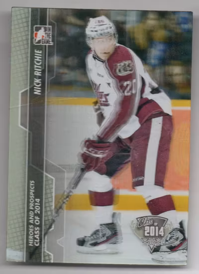 2013-14 ITG Heroes and Prospects #180 Nick Ritchie C14 (20-309x5-DUCKS)