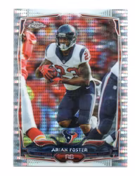2014 Topps Chrome Mini Pulsar Refractors #107 Arian Foster (30-301x5-NFLTEXANS)