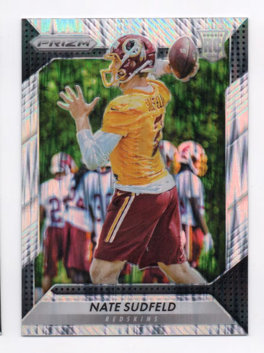 2016 Panini Prizm Prizms Flash #257 Nate Sudfeld (40-301x4-NFLREDSKINS)