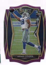 2020 Select Prizm Purple Die Cut #143 Amari Cooper (20-304x1-NFLCOWBOYS)