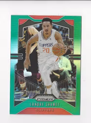 2019-20 Panini Prizm Prizms Green #125 Landry Shamet (15-311x4-NBACLIPPERS)