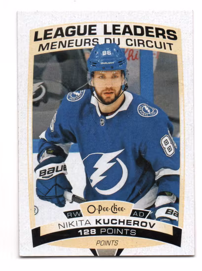2019-20 O-Pee-Chee #584 Nikita Kucherov LL (12-302x2-LIGHTNING)