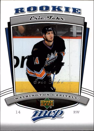 2006-07 Upper Deck MVP #333 Eric Fehr RC (25-316x7-CAPITALS)