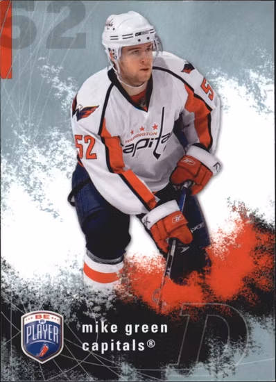 2007-08 Be A Player #199 Mike Green (5-319x2-CAPITALS)