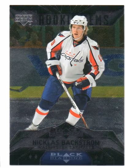 2007-08 Black Diamond #198 Nicklas Backstrom RC (150-322x6-CAPITALS)