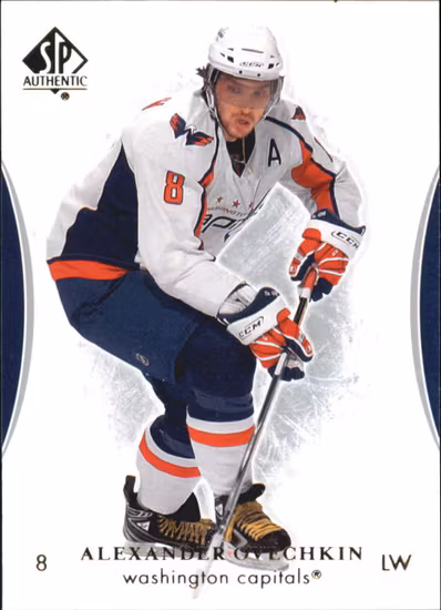 2007-08 SP Authentic #4 Alexander Ovechkin (10-323x4-CAPITALS)
