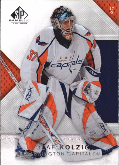 2007-08 SP Game Used #2 Olaf Kolzig (5-323x8-CAPITALS)