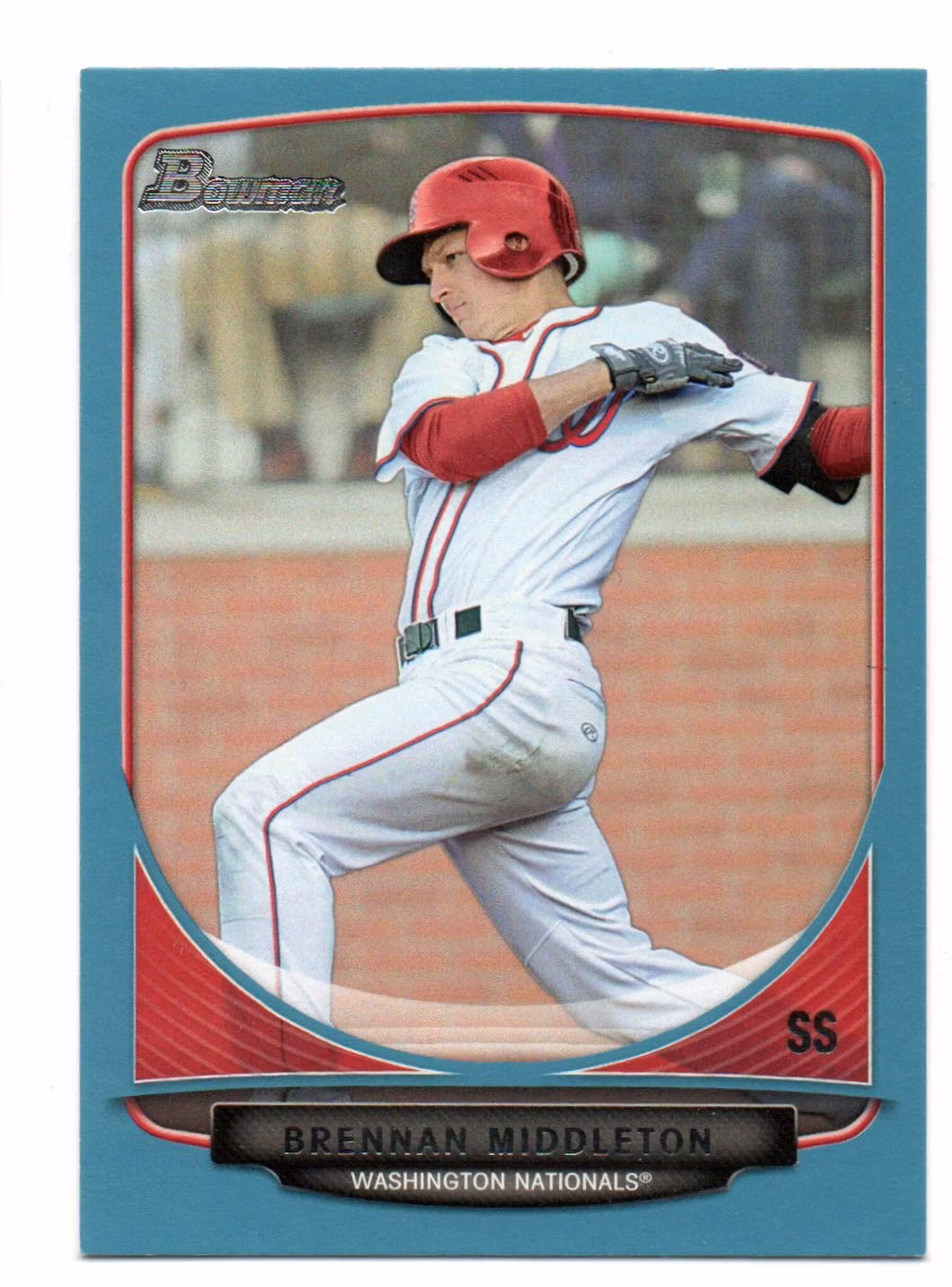 2013 Bowman Draft Draft Picks Blue #BDPP73 Brennan Middleton (15-322x2-MLBNATIONALS)
