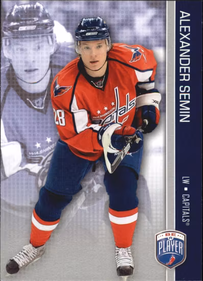 2008-09 Be A Player #178 Alexander Semin (5-331x9-CAPITALS)