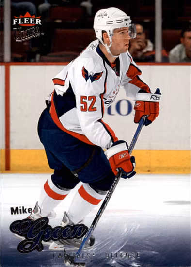 2008-09 Ultra #100 Mike Green (5-338x1-CAPITALS)