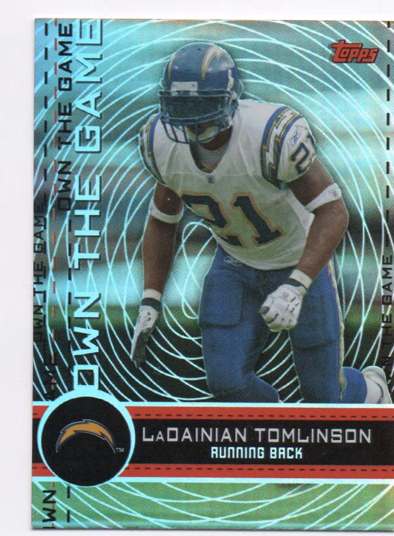 2007 Topps Own The Game #OTGLT2 LaDainian Tomlinson (20-355x8-NFLCHARGERS)