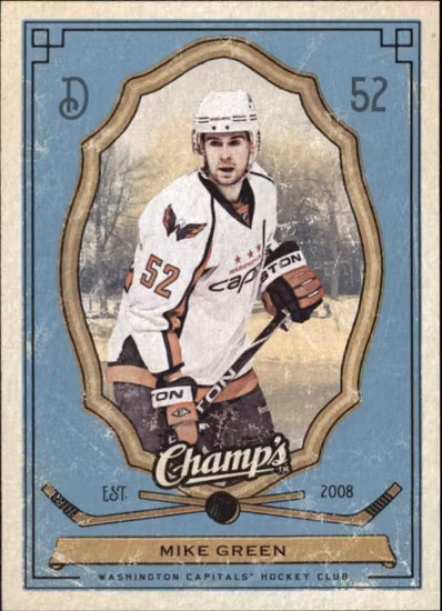 2009-10 Upper Deck Champ's #97 Mike Green (5-357x7-CAPITALS)