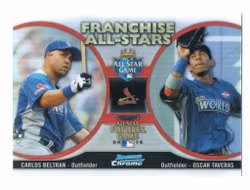 2012 Bowman Chrome Franchise All-Stars #BT Carlos Beltran Oscar Taveras (20-340x1-MLBCARDINALS)