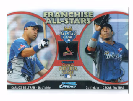 2012 Bowman Chrome Franchise All-Stars #BT Carlos Beltran Oscar Taveras (20-340x1-MLBCARDINALS)