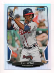 2013 Bowman Chrome Refractors #142 B.J. Upton (12-349x6-MLBBRAVES)
