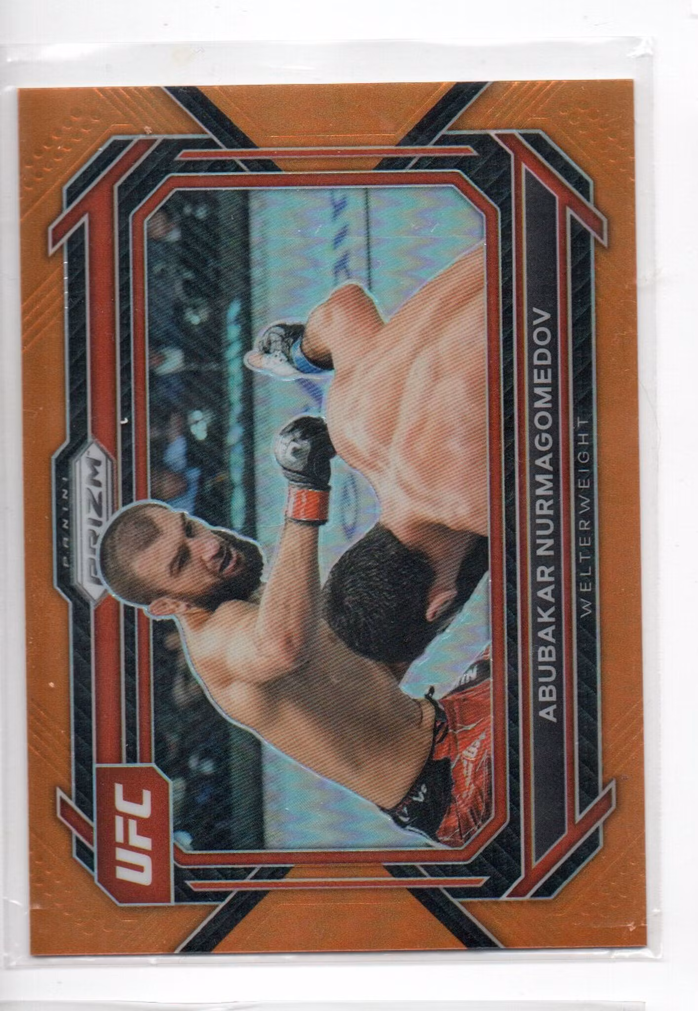 2023 Panini Prizm UFC Prizms Orange #33 Abubakar Nurmagomedov (50-356x9-UFC)