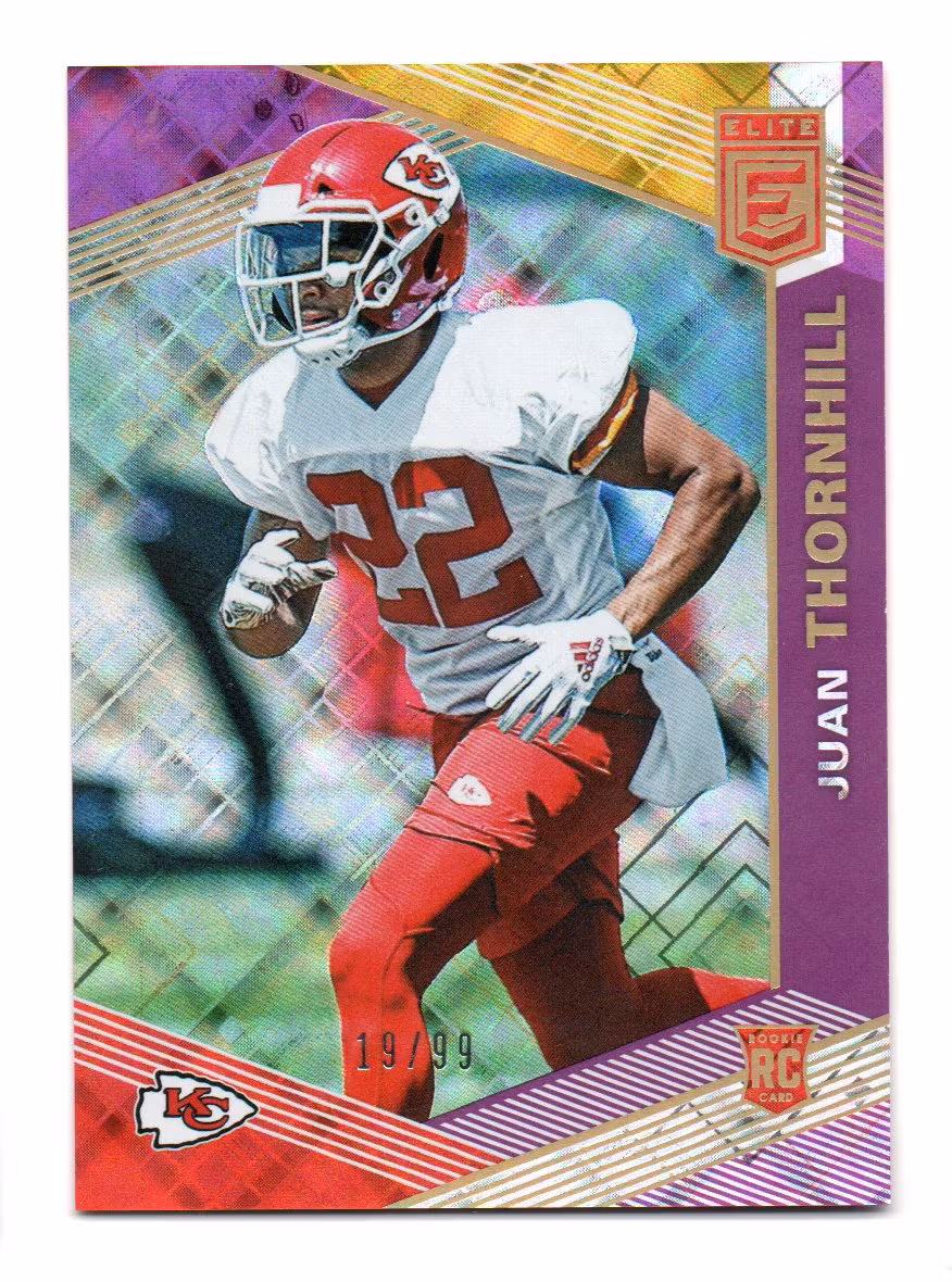 2019 Elite Purple #191 Juan Thornhill (50-354x2-NFLCHIEFS)
