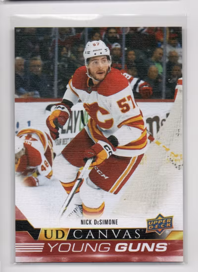 2022-23 Upper Deck UD Canvas #C361 Nick DeSimone YG (50-352x8-FLAMES)