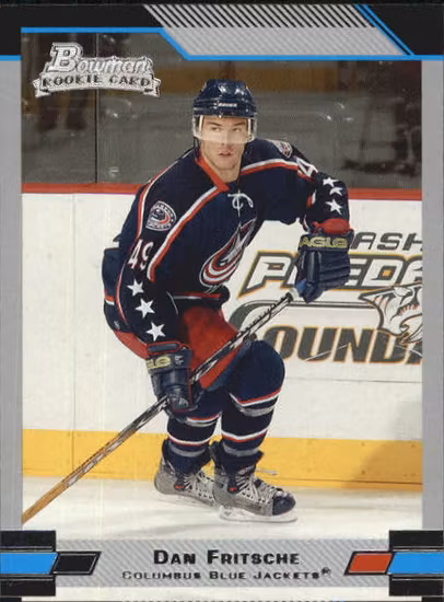 2003-04 Bowman #121 Dan Fritsche RC (10-400x5-BLUEJACKETS) (2)