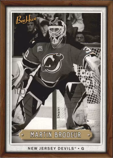 2006-07 Beehive Wood #41 Martin Brodeur (40-372x6-DEVILS)
