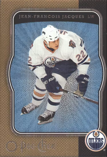 2007-08 O-Pee-Chee Micromotion #200 Jean-Francois Jacques (10-413x7-OILERS)