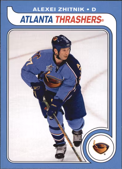 2008-09 O-Pee-Chee 1979-80 Retro #168 Alexei Zhitnik (10-382x8-THRASHERS)