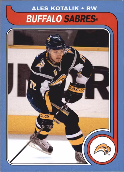 2008-09 O-Pee-Chee 1979-80 Retro #434 Ales Kotalik (10-382x3-SABRES)