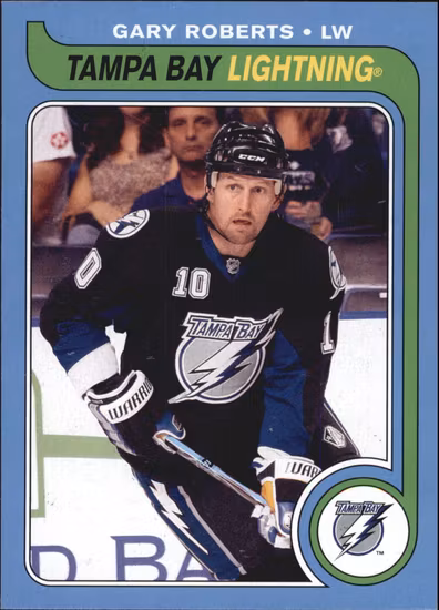 2008-09 O-Pee-Chee 1979-80 Retro #686 Gary Roberts (12-381x9-LIGHTNING)