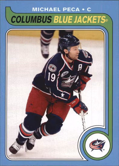 2008-09 O-Pee-Chee 1979-80 Retro #723 Michael Peca (10-381x7-BLUEJACKETS)