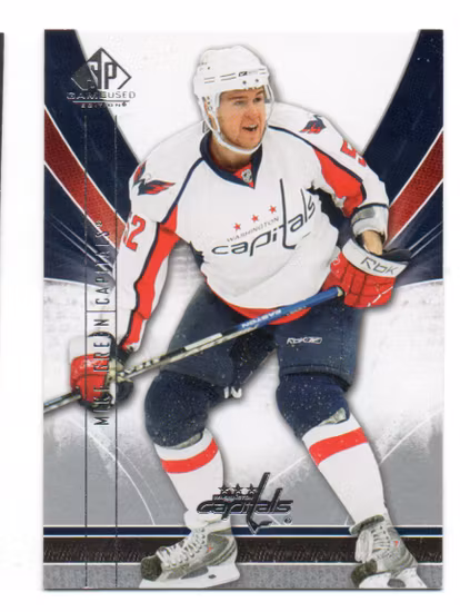2009-10 SP Game Used #100 Mike Green (5-405x7-CAPITALS)