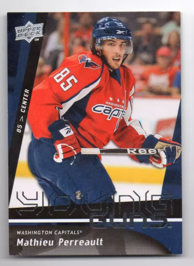 2009-10 Upper Deck #498 Mathieu Perreault YG RC (60-385x4-CAPITALS)