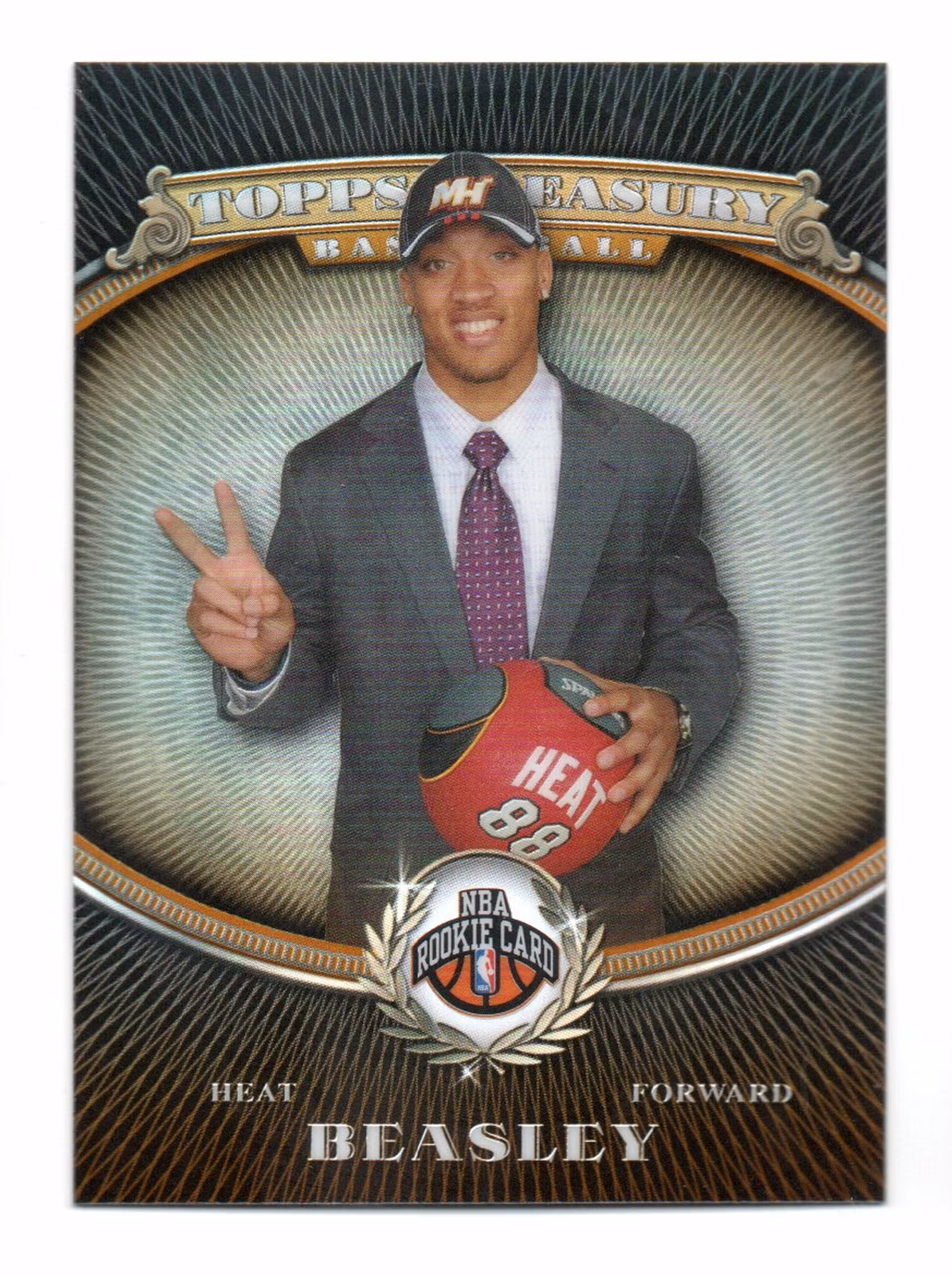 2008-09 Topps Treasury Refractors Bronze #102 Michael Beasley (20-409x4-NBAHEAT)