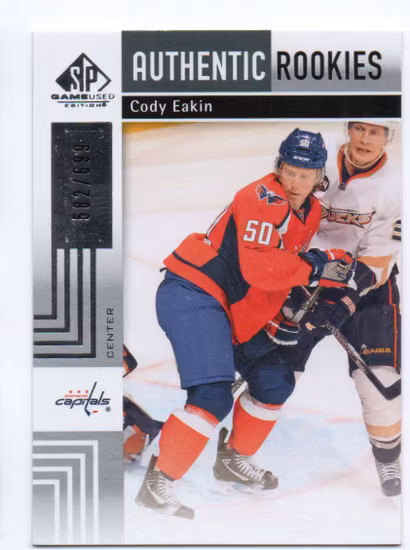 2011-12 SP Game Used #174 Cody Eakin RC (40-405x5-CAPITALS)