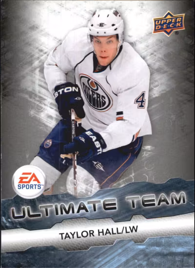 2011-12 Upper Deck EA Ultimate Team #EA11 Taylor Hall (20-376x9-OILERS)