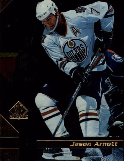 1997-98 SP Authentic #59 Jason Arnott (5-431x7-OILERS)