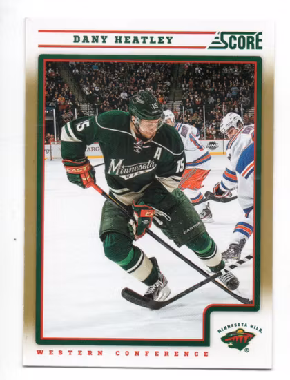 2012-13 Score Gold Rush #237 Dany Heatley (10-427x6-NHLWILD)