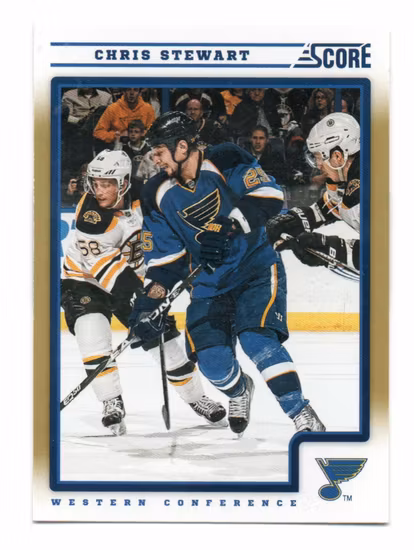 2012-13 Score Gold Rush #414 Chris Stewart (10-427x1-BLUES)