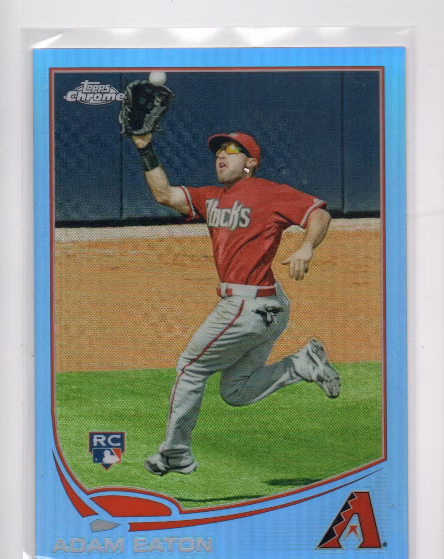 2013 Topps Chrome Blue Refractors #155 Adam Eaton (25-411x4-MLBDIAMONDBACKS)
