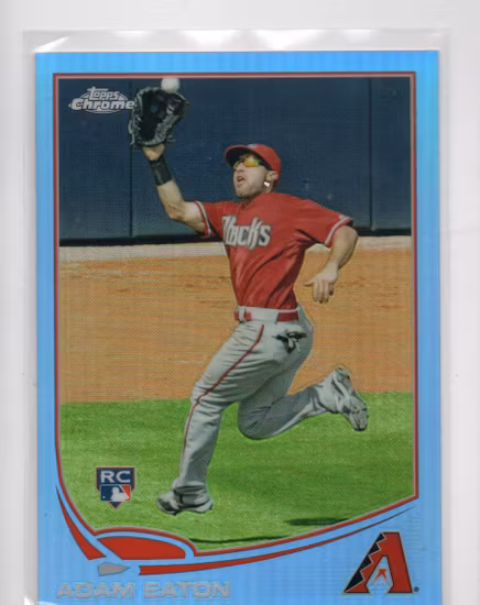2013 Topps Chrome Blue Refractors #155 Adam Eaton (25-411x4-MLBDIAMONDBACKS)