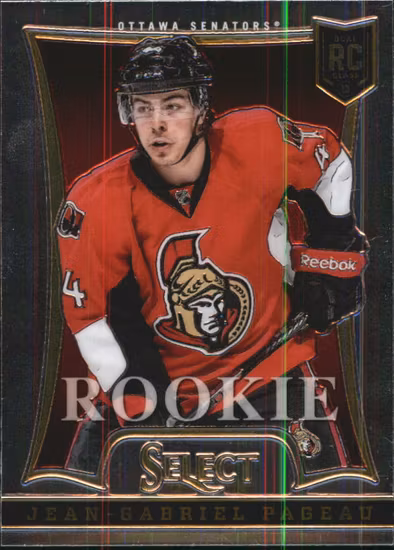2013-14 Select #196 Jean-Gabriel Pageau RC (12-393x1-SENATORS) (2)